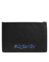 Dolce & Gabbana Black Leather #DGFAMILY Embellished Men Clutch Pouch Bag